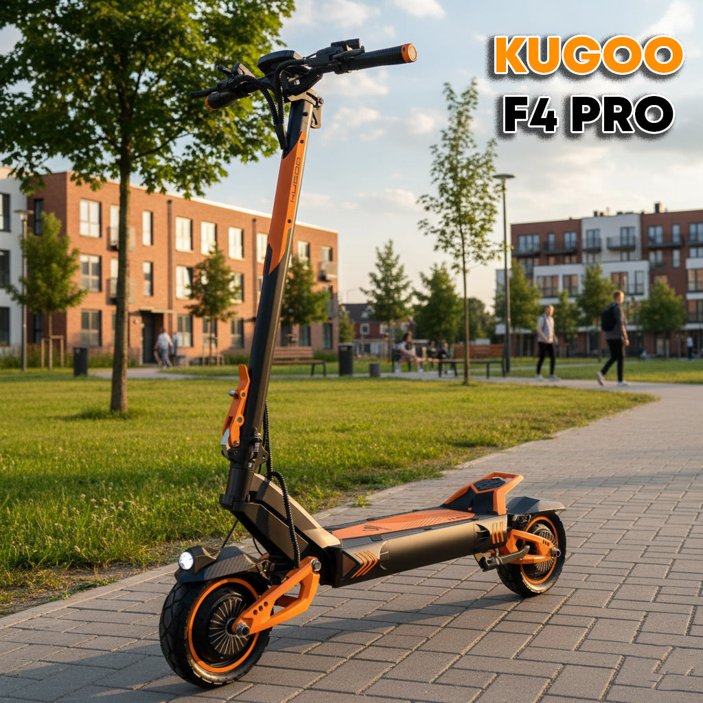 KUGOO F4 Pro Electric Scooter | 75KM/H Max Speed & 100KM Range | 1400W Power