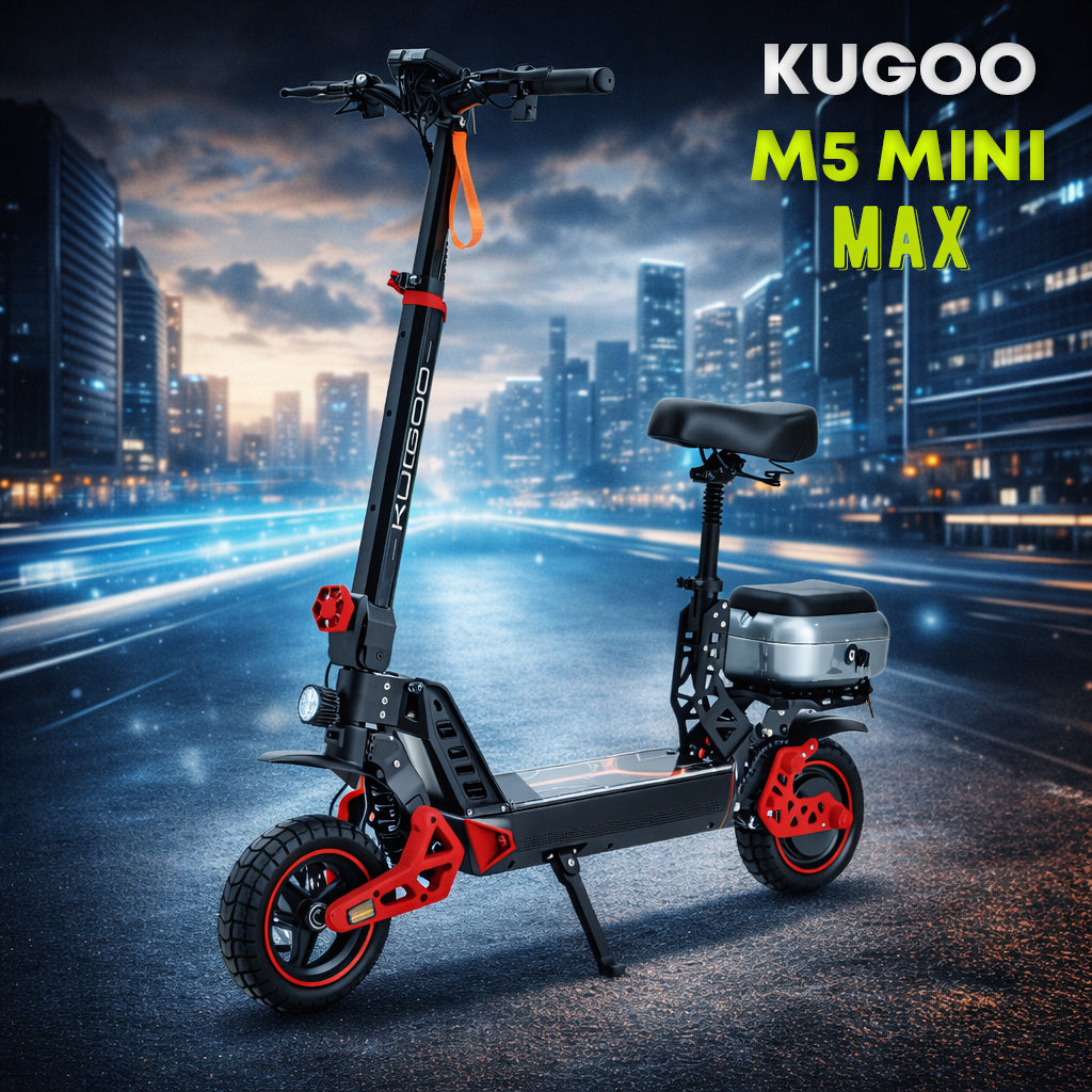 KUGOO M5 mini Max Electric scooter 48V 13Ah 2000W with seat and Luggage Space