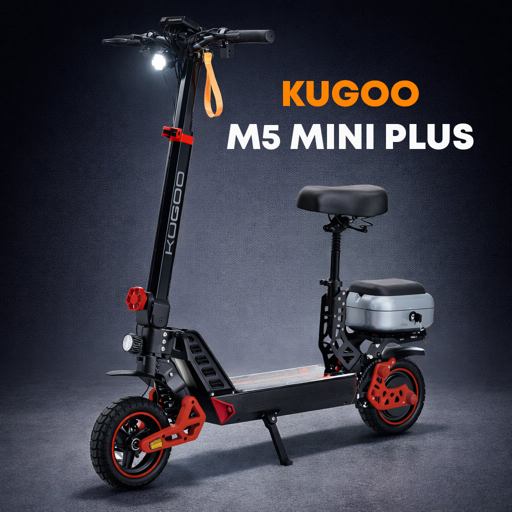 KUGOO M5 mini plus Electric scooter 48V 18.5Ah 2000W with seat and Luggage Space