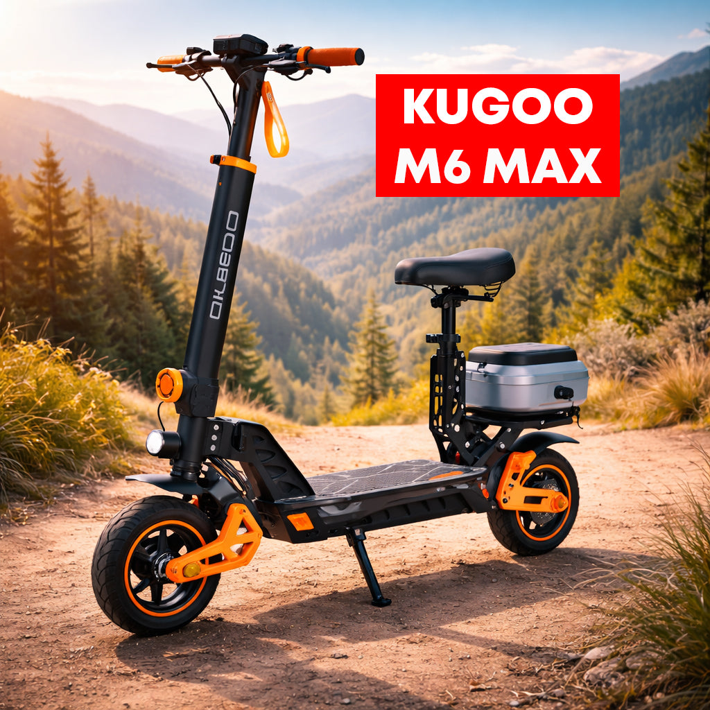Kugoo M6 Max – 48V 18.2Ah 800W Robust Long‑Range Electric Scooter for All Terrains
