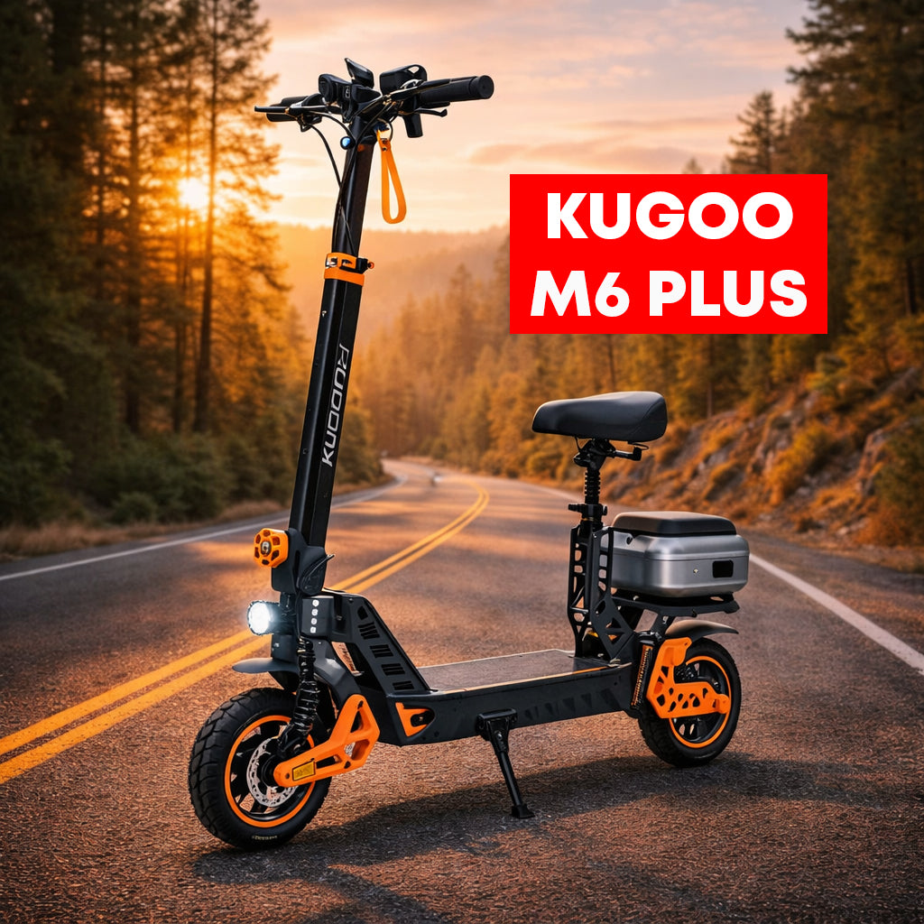 Kugoo M6 Plus Electric Scooter 48V 18.2Ah 2000W 50Km range