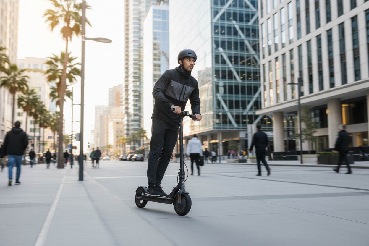Electric Scooter Lifestyle Hero